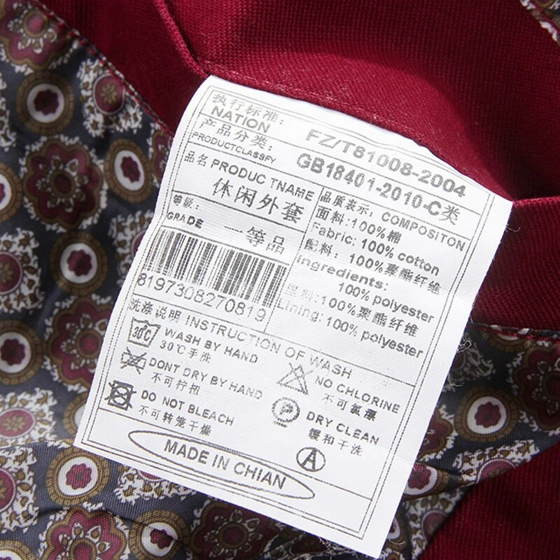 Trenci din bumbac pur de toamnă, pentru bărbați, nou spălat, pardesiu, pardesiu, lung, subțire, guler răsturnat, jachetă casual Albastru Zoeva