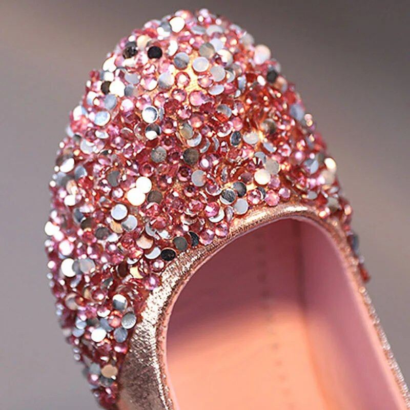 Laste printsessikingad Tüdrukutele Litritega Säraga Laste Kõrged Kontsad Tüdrukud Esinemiskingad Peokingad Pulmad Üksikkingad CSH1264