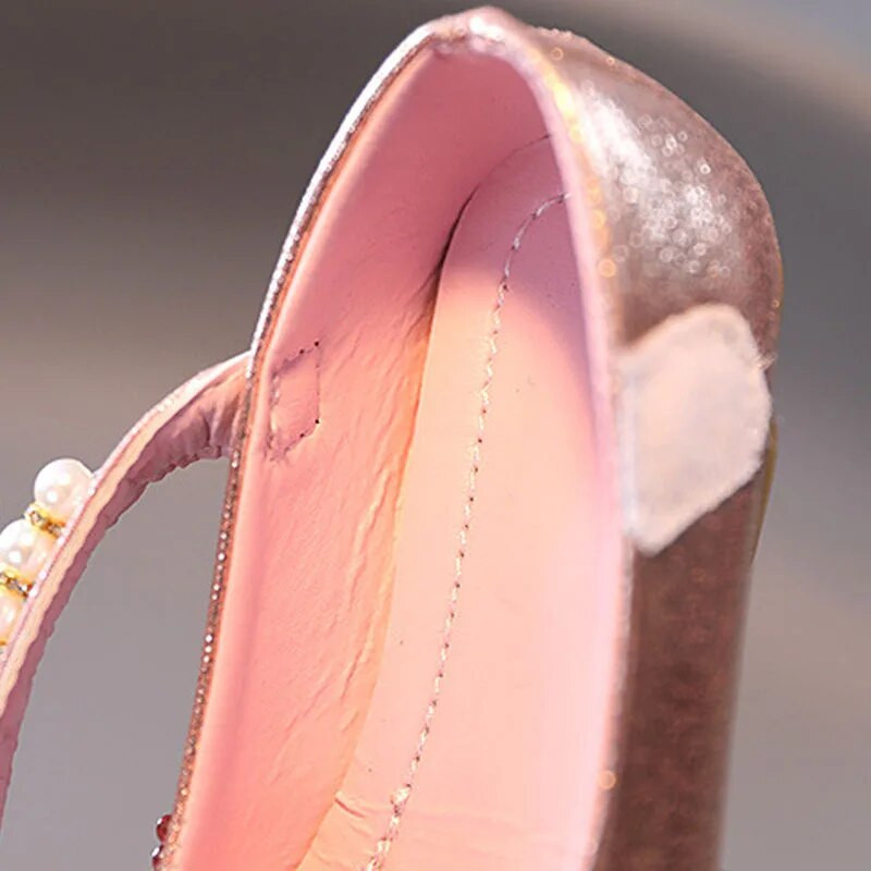 Laste printsessikingad Tüdrukutele Litritega Säraga Laste Kõrged Kontsad Tüdrukud Esinemiskingad Peokingad Pulmad Üksikkingad CSH1264