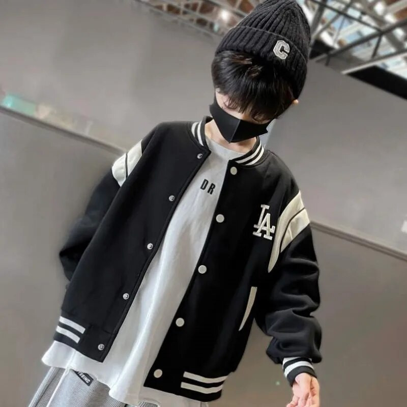 Berniuko striukė Striukė vaikiška striukė nuo vėjo striukė Vaikiškas paltas pavasario armija berniukui bombonešis striukė žalias ruduo