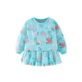 Šokinėjantys metrai 3 spalvos 2-7T Dinosaurs Print Kūdikių drabužėliai Karštai Parduodame mergaičių megztinius Mažylių kostiumus marškiniai su gobtuvu