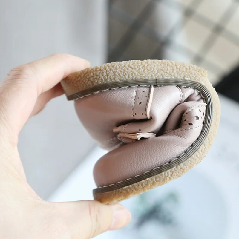 Új Grils Bőr Cipők Alkalmi lányok Őszi Téli Gyerekek Pu Show Fehér Cipők Fekete Rózsaszín Tipegő Cipők Lány ER 30 Flats