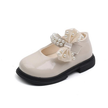 Лачени обувки за момичета Mary Janes с перли Сладки ежедневни студентски обувки с панделка Обувки с меко дъно на платформа Момичета G03212