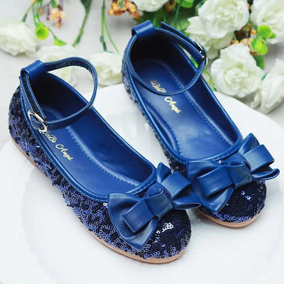 Pantofi Copii Fete Printesa Piele Strălucitoare Baby Dance Roșu Etichetă Haine Fete Mici Performanță Pantofi Talpa Moale