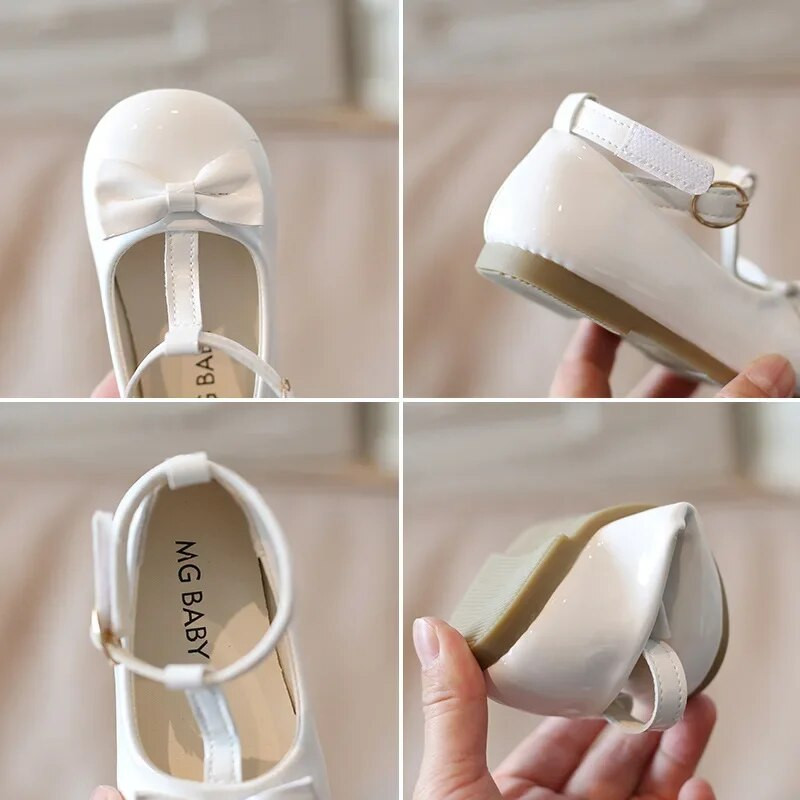 2024, primăvară vară, pantofi pentru fetiță, gladiator, pantofi pentru fetiță, papion, prințesă, din piele lăcuită, pantofi moi pentru fetiță, pentru copii mici F04134