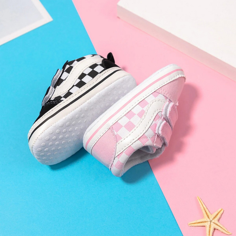 KIDSUN Platnene cipele za novorođenčad Protuklizne mekane tenisice za dječake i djevojčice Ležerne cipele u više boja za malu djecu, prve hodalice za krevetić