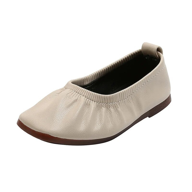 Ravne cipele za djevojčice, prozračne, svečane cipele od meke PU kože za zabavu, baletne plesne cipele, natikače, ležerne mokasine F12283