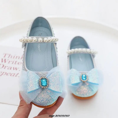 Dječje kožne cipele za djevojčice Dječje cipele za djevojčice Princess s mašnom Princess cipele sa šljokicama Ravne plesne cipele za djevojčice Pink Green