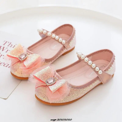 Dječje kožne cipele za djevojčice Dječje cipele za djevojčice Princess s mašnom Princess cipele sa šljokicama Ravne plesne cipele za djevojčice Pink Green