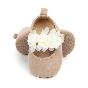 2023 Νέα χαριτωμένα λουλουδάτα παιδικά παπούτσια για νεογέννητα βρέφη και νήπια για κορίτσια Princess Παπούτσια Μαλακή σόλα Prewalker Αντιολισθητικά παιδικά παπούτσια 0-18 εκατ.