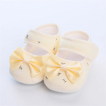 2022 Νέα Μόδα Βρεφικά Παπούτσια Νεογέννητα Βρεφικά Κορίτσια Floral Print Little Bottie Prewalker Μαλακή σόλα παπούτσια για το μωρό σας