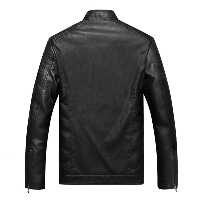 Maxulla PU odinė striukė vyriška rudens žiema vyriška laisvalaikio dirbtinės odos paltai Vyriški stori baikerių motociklų pankiški odiniai švarkai 4XL