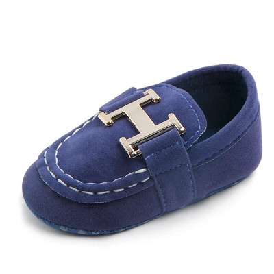 Νεογέννητο μωρό Prewalker για κορίτσια για αγόρια casual παπούτσια βρετανικού στυλ, αντιολισθητική μαλακή σόλα Βρέφος νήπιο Πρώτη βάπτιση 0-18M