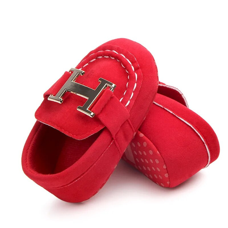 Νεογέννητο μωρό Prewalker για κορίτσια για αγόρια casual παπούτσια βρετανικού στυλ, αντιολισθητική μαλακή σόλα Βρέφος νήπιο Πρώτη βάπτιση 0-18M