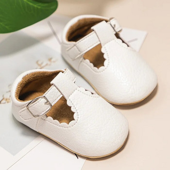 Νέα παιδικά παπούτσια Δερμάτινα παιδικά παπούτσια για κοριτσάκι Αντιολισθητική σόλα από καουτσούκ Πολύχρωμα παιδικά παπούτσια First Walkers Newborn Crib Παιδικά παπούτσια