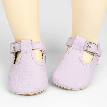 Νέα παιδικά παπούτσια Δερμάτινα παιδικά παπούτσια για κοριτσάκι Αντιολισθητική σόλα από καουτσούκ Πολύχρωμα παιδικά παπούτσια First Walkers Newborn Crib Παιδικά παπούτσια