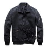 Jachetă din piele pentru bărbați, cu coadă înghițită, pentru motocicletă, de epocă, haină din piele de vacă, haină pentru motociclist pentru bărbați.