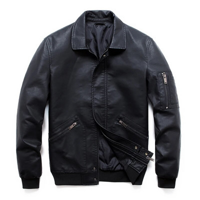 Jachetă din piele pentru bărbați, cu coadă înghițită, pentru motocicletă, de epocă, haină din piele de vacă, haină pentru motociclist pentru bărbați.