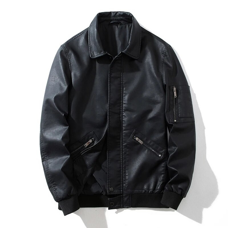 Jachetă din piele pentru bărbați, cu coadă înghițită, pentru motocicletă, de epocă, haină din piele de vacă, haină pentru motociclist pentru bărbați.
