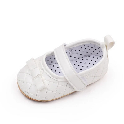 Ružičasto Bijelo Zelena PU mašna Mekani potplat Cipele za djevojčice Princess Cipele za hodanje na otvorenom za malu djevojčicu Prve hodalice za malu djecu