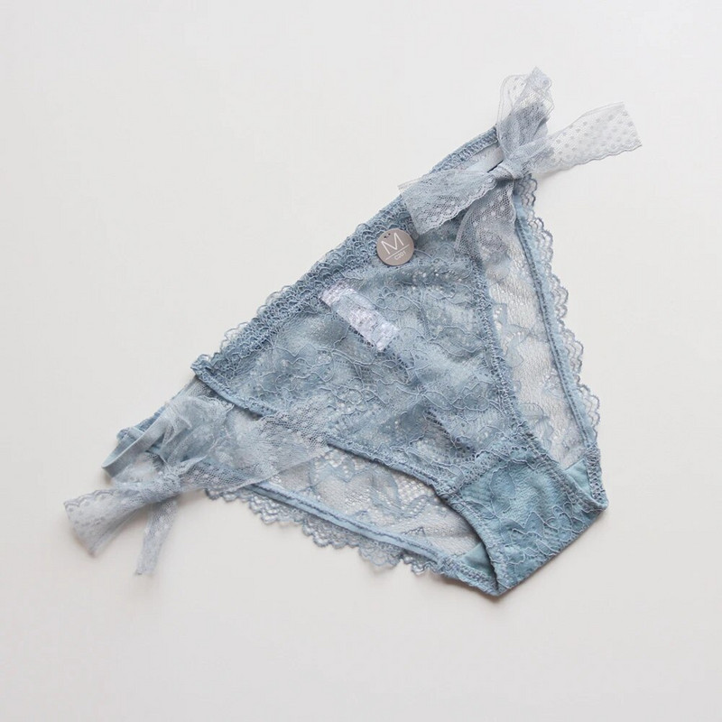 Voplidia Chiloți fără cusături din dantelă sexy Lenjerie intimă pentru fete drăguțe Slip sexy respirabil Femei Lenjerie transparentă cu talie joasă