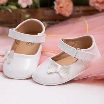 2023 Νέα βρεφικά παπούτσια 0-18 μηνών Νεογέννητο κορίτσι Princess PU Παπούτσια για νήπια Διακόσμηση φιόγκου Αντιολισθητική σόλα από καουτσούκ Παπούτσια First Walker