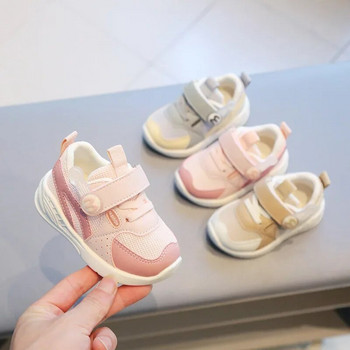 0-3 години Бебешки ежедневни обувки Маратонки за малки деца Новородени на открито Първи проходилки Дишащи противоплъзгащи спортни обувки за бебе, момче и момиче