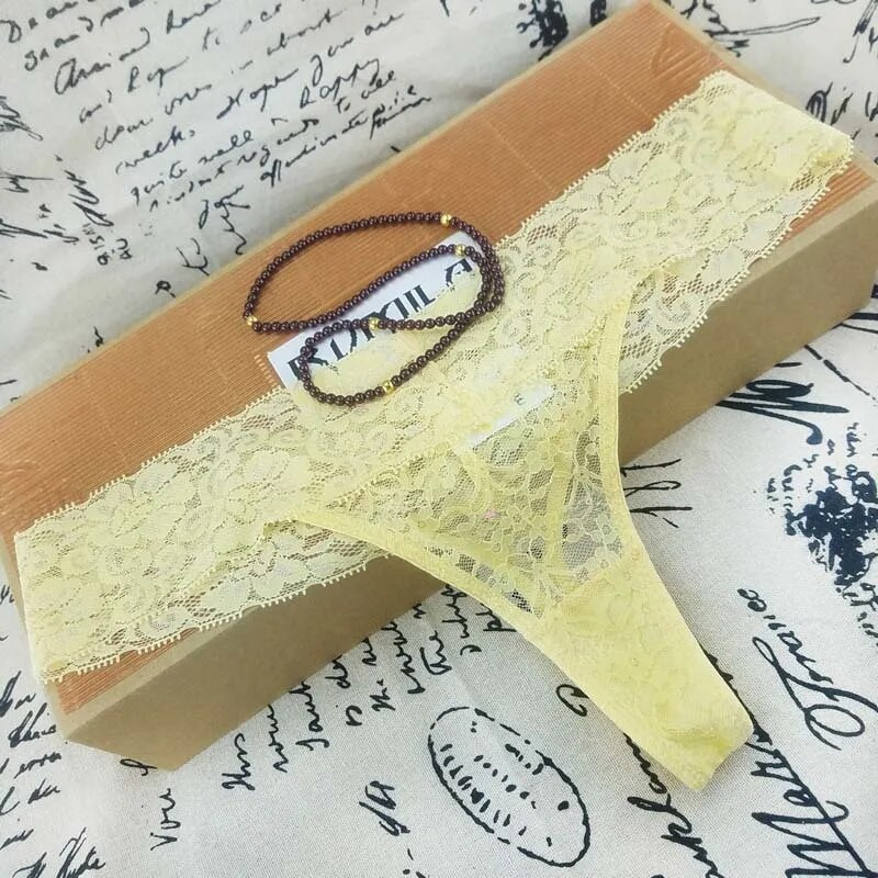 L XL XXL XXXL pakoreguotas Seksualūs, jaukūs nėriniuoti kelnaitės g stringai Moteriškas apatinis trikotažas 1vnt zx1041