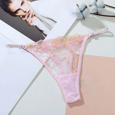 2024 noi femei sexy cu spate în T Tanga G-Strings Chiloți puri din plasă Pantaloni T Lenjerie cu talie joasă Chiloți transparenti Lenceria