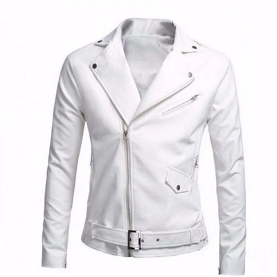 The Walking Dead Negan Cosplay Jacket Punk Men Jachetă din piele PU Motocicletă Fashion Slim Fit haină din piele