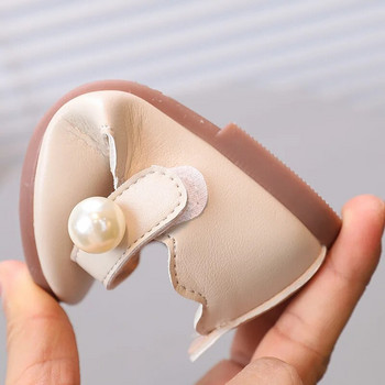 Παιδικά Δερμάτινα Παπούτσια Δαντέλα Πέρλες 2023 Νέα Καλοκαιρινή Ευέλικτη Flats Αντιολισθητικά για κορίτσια Casual Παπούτσια που αναπνέουν μαλακά παιδικά Mary Janes