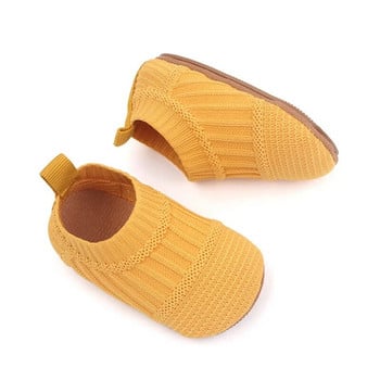 Βρεφικά casual παπούτσια πλεκτά μποτάκια για βρέφη για μωρά Μαλακή αντιολισθητική σόλα First Walkers Floor Ξυπόλητα Παιδικά Παπούτσια Κούνιας για Κορίτσια Αγόρια