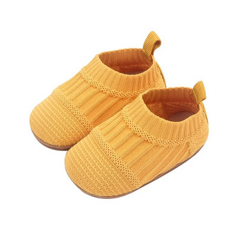 Βρεφικά casual παπούτσια πλεκτά μποτάκια για βρέφη για μωρά Μαλακή αντιολισθητική σόλα First Walkers Floor Ξυπόλητα Παιδικά Παπούτσια Κούνιας για Κορίτσια Αγόρια