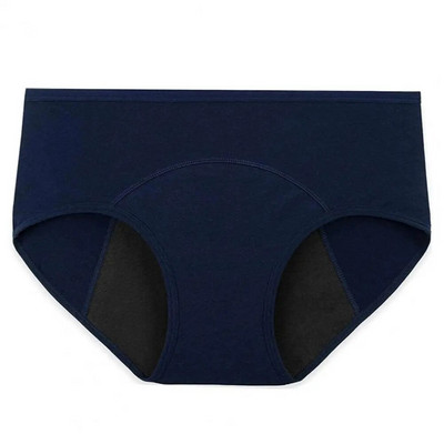 Visoko elastične vodootporne pamučne menstrualne gaćice niskog struka, ženske nepropusne jednobojne gaćice za fiziološko razdoblje