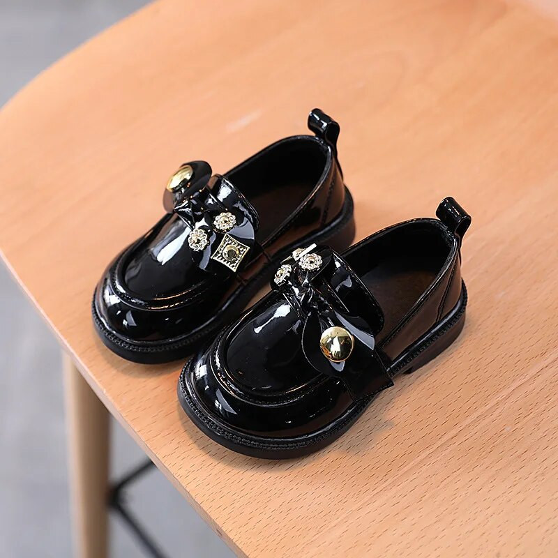 Pantofi Mary Janes Pantofi din piele pentru copii Pantofi de prințesă din piele lăcuită de modă