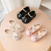Copii Pantofi plati Pantofi de rochie pentru copii Scoala Fete Printesa Pantofi din piele PU Anti-alunecare Copii frumos fund moale Mary Janes F12183