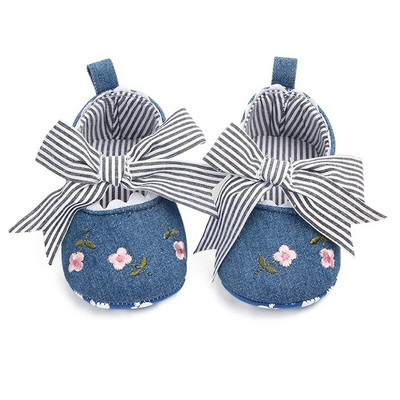 Cipele za djevojčice Slatka mašna Dekoracija Novorođenčad Cipelice za dječji krevetić Princess Pamuk Dječje mokasine Prvi hodači na podu