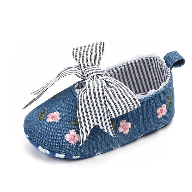 Cipele za djevojčice Slatka mašna Dekoracija Novorođenčad Cipelice za dječji krevetić Princess Pamuk Dječje mokasine Prvi hodači na podu