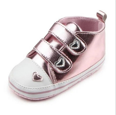 Încălțăminte nouă Lovely Heart pentru fetițe pentru bebeluși, pantofi sport pentru copii mici, cu talpă moale, First Walkers