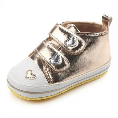 Încălțăminte nouă Lovely Heart pentru fetițe pentru bebeluși, pantofi sport pentru copii mici, cu talpă moale, First Walkers
