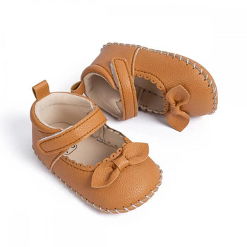 Άνοιξη Φθινόπωρο Νέα Παπούτσια για μωρά για νεογέννητο κοριτσάκι Φιόγκο Πριγκίπισσα Παπούτσια Cute Pu Baby Casual Παπούτσια Αντιολισθητικές σόλες από καουτσούκ 0-18M