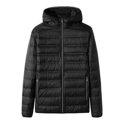 5XL 6XL 7XL 8XL Jachetă cu glugă de mărime mare, toamnă iarnă, marca ușoară, caldă, simplă, ocazională, jachetă pentru bărbați