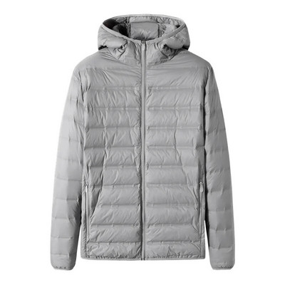 5XL 6XL 7XL 8XL Jachetă cu glugă de mărime mare, toamnă iarnă, marca ușoară, caldă, simplă, ocazională, jachetă pentru bărbați