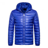 M-2XL Muška jakna s pačjim puhom Ultra lagane proljetne jakne s kapuljačom Muška prijenosna gornja odjeća Vodootporan kaput s vjetrobranom