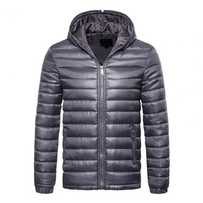 M-2XL Muška jakna s pačjim puhom Ultra lagane proljetne jakne s kapuljačom Muška prijenosna gornja odjeća Vodootporan kaput s vjetrobranom