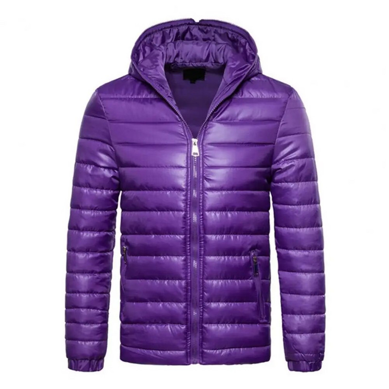M-2XL Muška jakna s pačjim puhom Ultra lagane proljetne jakne s kapuljačom Muška prijenosna gornja odjeća Vodootporan kaput s vjetrobranom