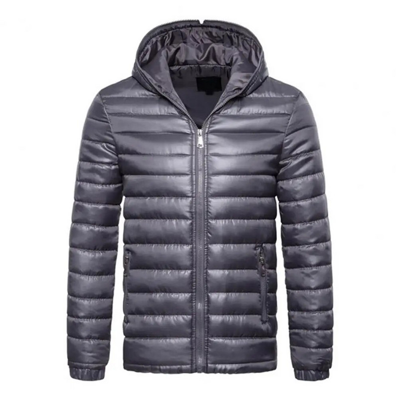 M-2XL Muška jakna s pačjim puhom Ultra lagane proljetne jakne s kapuljačom Muška prijenosna gornja odjeća Vodootporan kaput s vjetrobranom