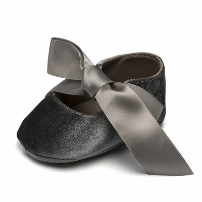 Cipelice za djevojčice, princeze za malu djecu, neklizajuće, ravne, mekane potplate, pamučne gume, dječji krevetić, lijepi leptir-čvorovi, prvi hodači za bebe 0-18 m