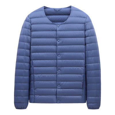 Jachetă de iarnă pentru bărbați, caldă, groasă, pufă, rezistentă la vânt, pentru bărbați, impermeabilă, ultra ușoară, cu puf, parka pentru bărbați