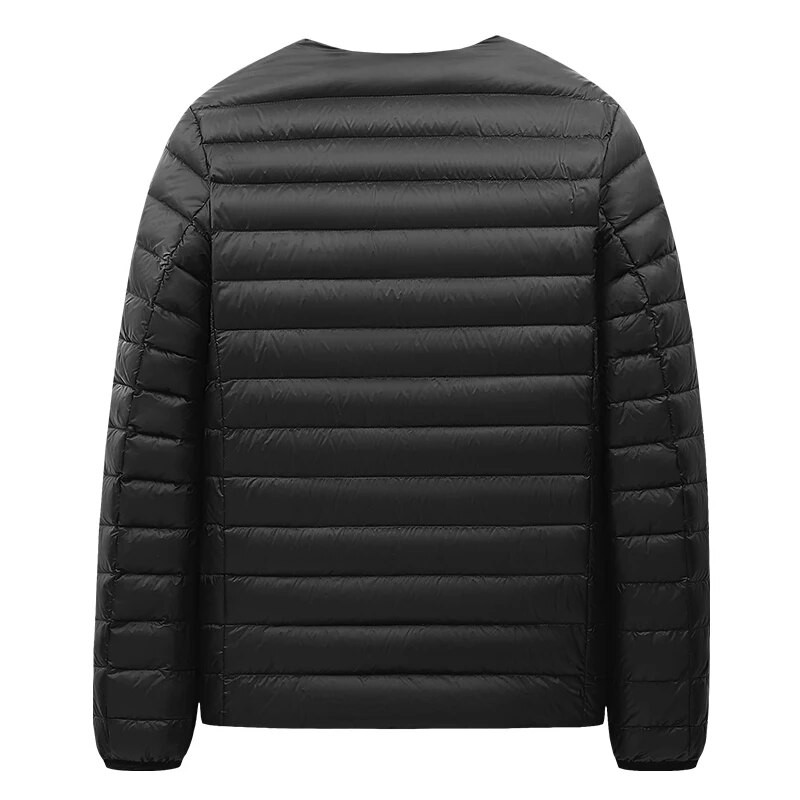 Jachetă de iarnă pentru bărbați, caldă, groasă, pufă, rezistentă la vânt, pentru bărbați, impermeabilă, ultra ușoară, cu puf, parka pentru bărbați